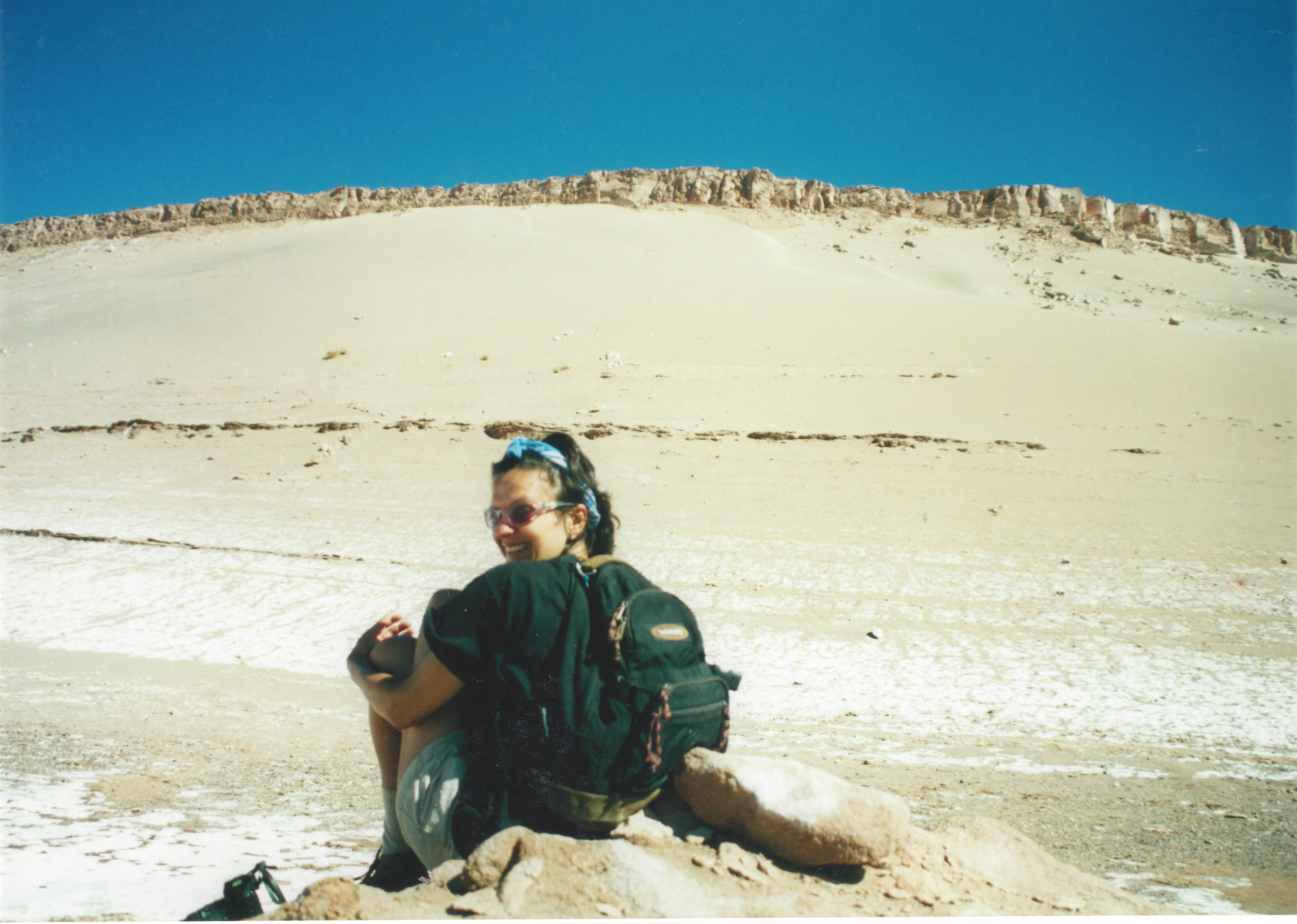 Marisol backpacking