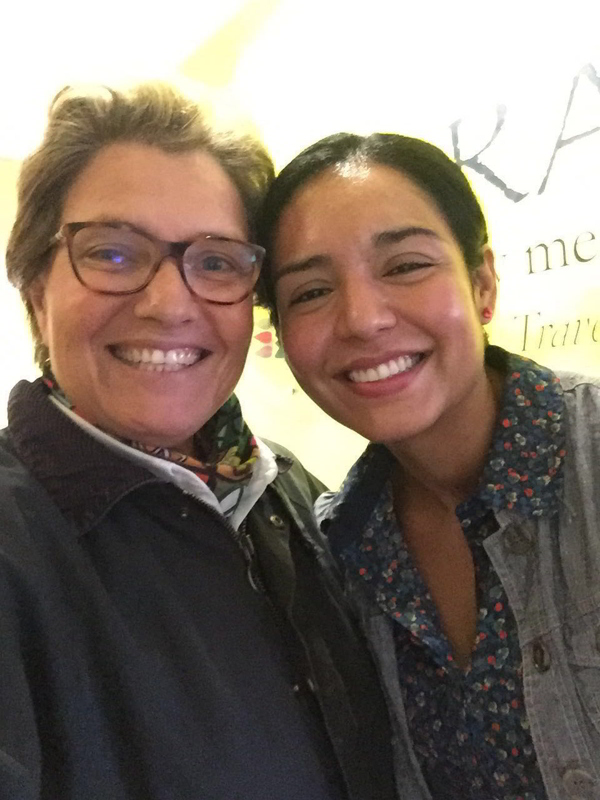 Maria Julia with Ninoska, the first Aracari travel planner