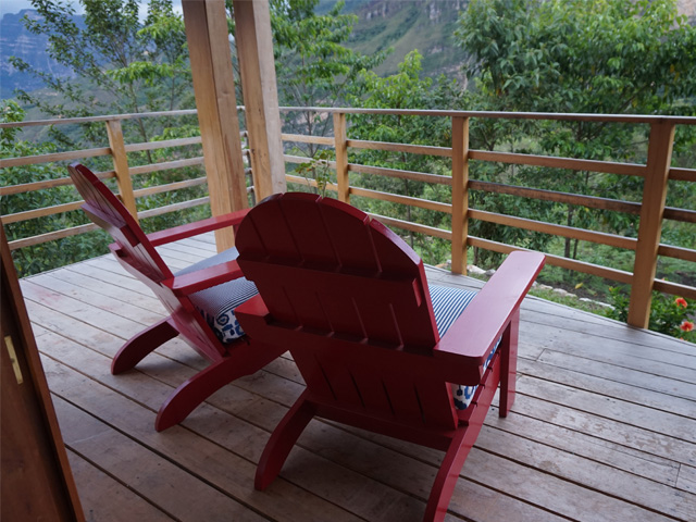 Deck with a view Gocta natura