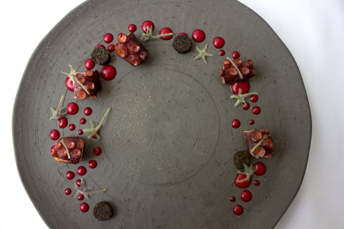 Octopus in the Desert Tasting menu at Central