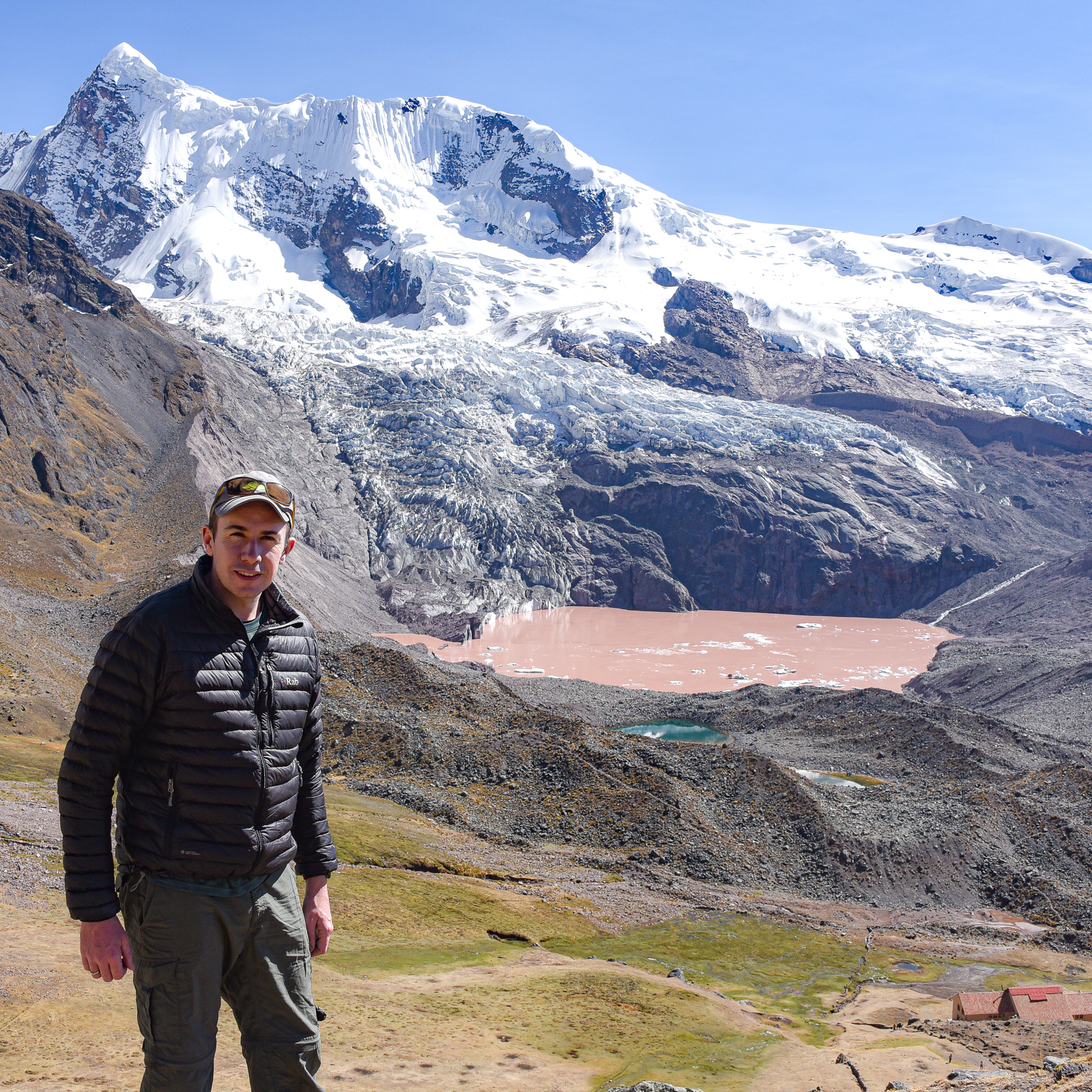 lake and mountains Apu Ausangate Trek