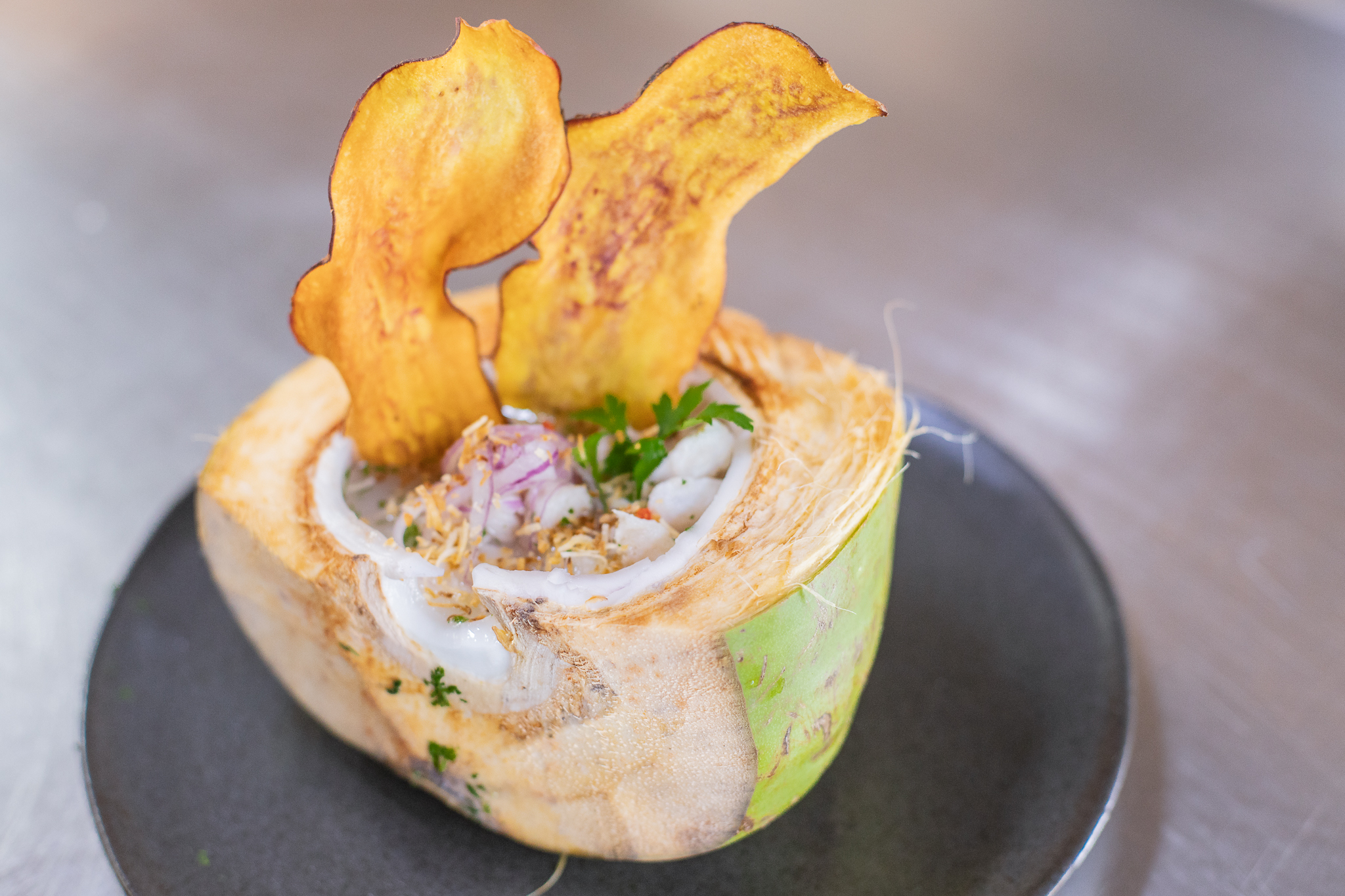 Peruvian food ceviche