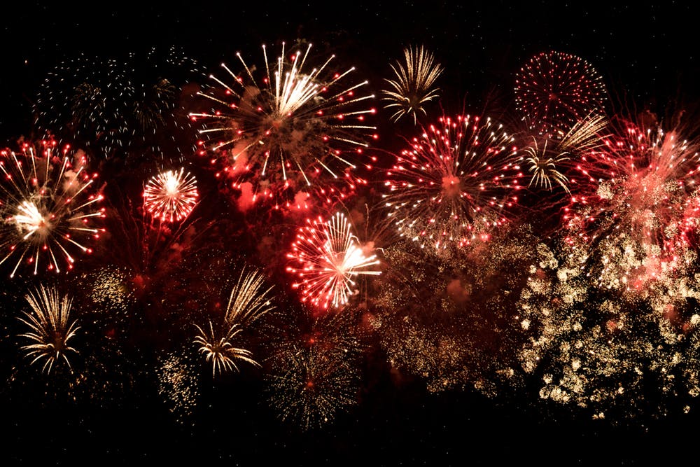 christmas fireworks
