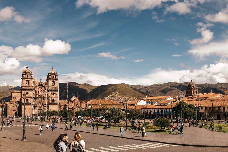 The main square in Cusco (Credit - Oscar Espinoza)