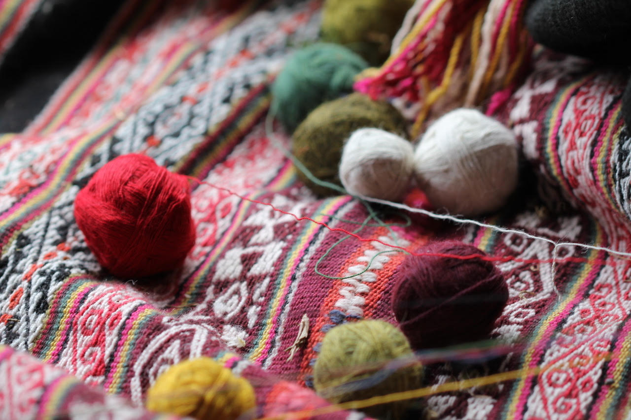 traditional textile and yarn