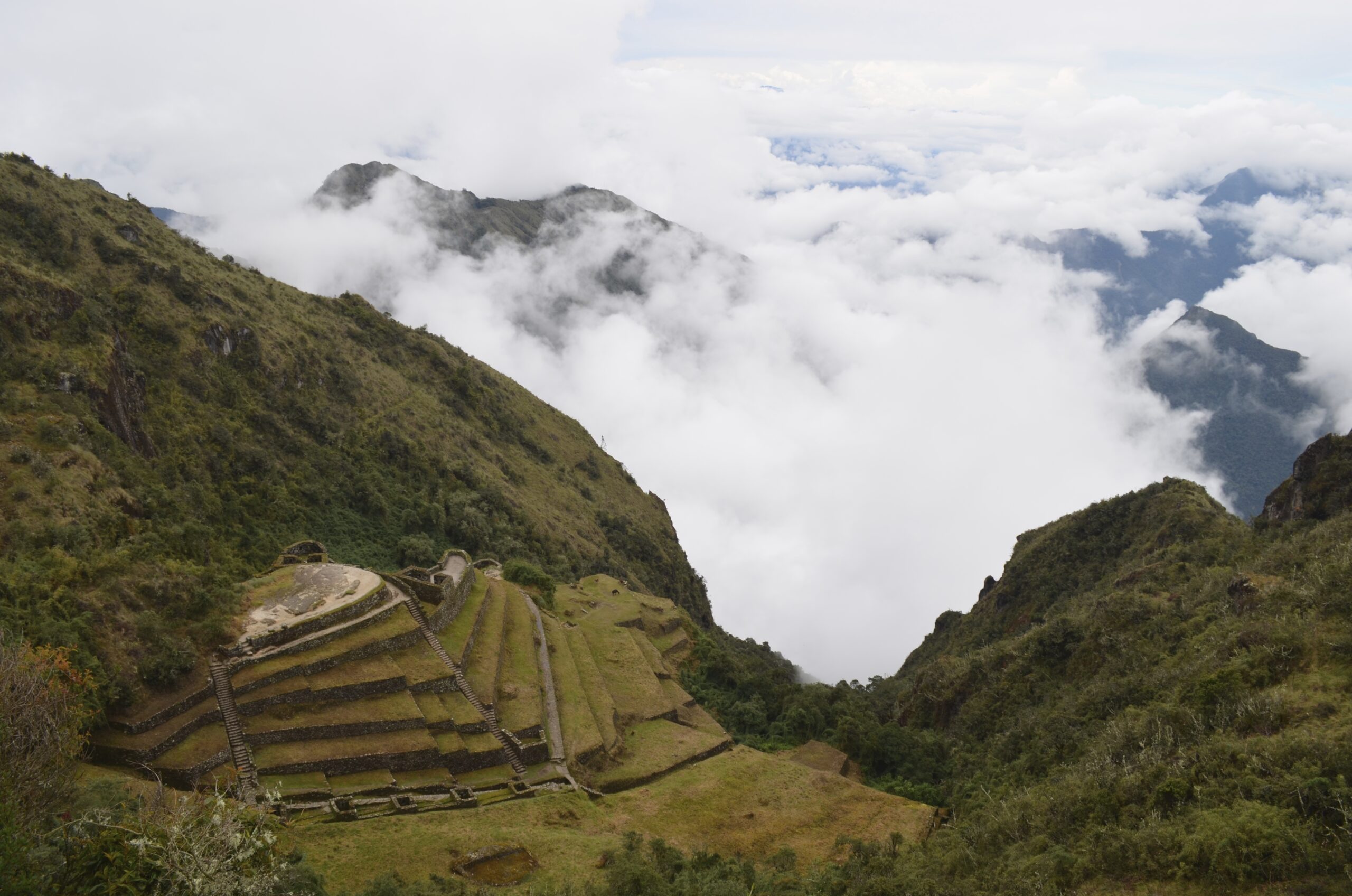 Stone built terracing near Machu Picchu