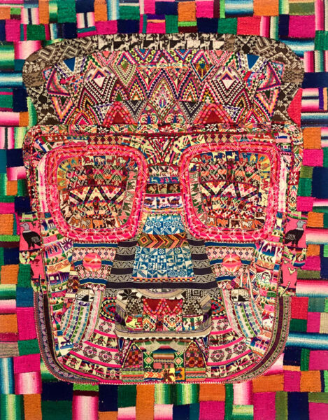 Unititled 2019 170 x 120 cm Textile Fragment Ugalde Collage
