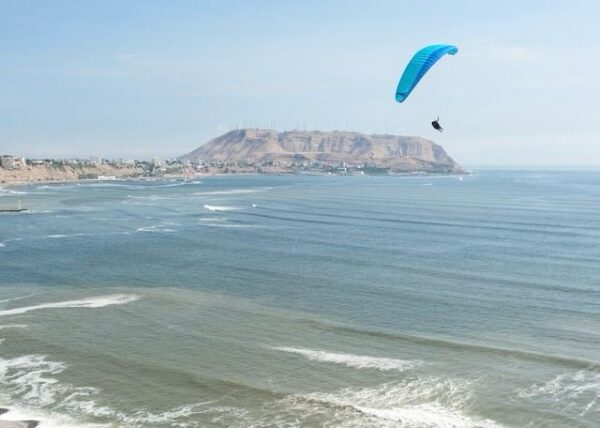 Paraglide at Sunrise