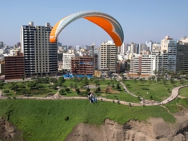 Paraglide at Sunrise