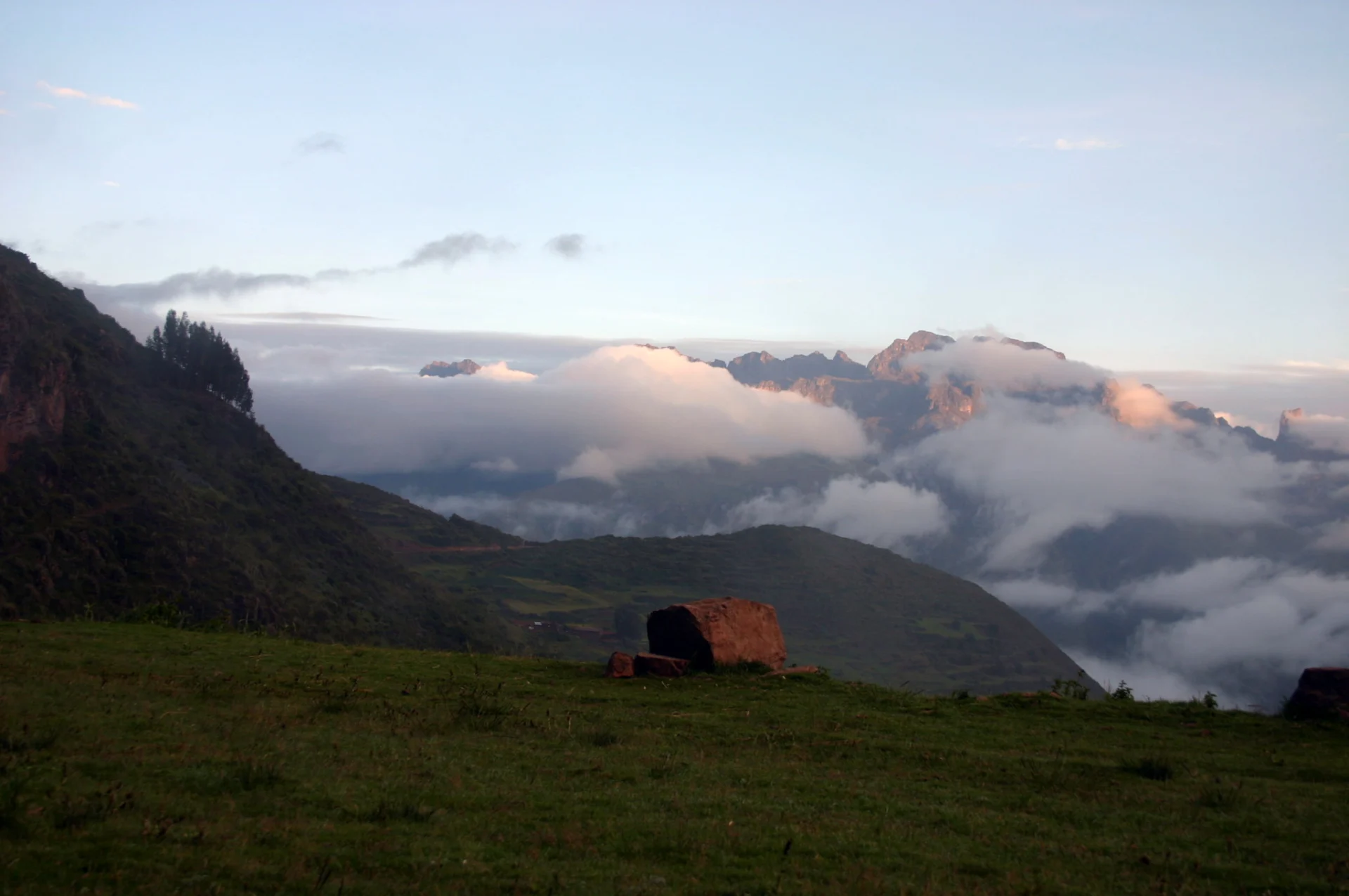 vista desde carpa
